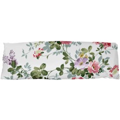 Floral Elements Peony Chinese Rose 21 x63  Body Pillow Case Dakimakura (two Sides) by Grandong