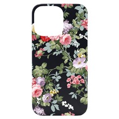 Floral Elements Peony Chinese Rose Iphone 14 Pro Max Black Uv Print Pc Hardshell Case by Grandong