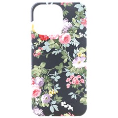 Floral Elements Peony Chinese Rose Iphone 15 Pro Max Black Uv Print Pc Hardshell Case by Grandong