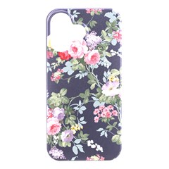 Floral Elements Peony Chinese Rose Iphone 16 Black Uv Print Pc Hardshell Case by Grandong