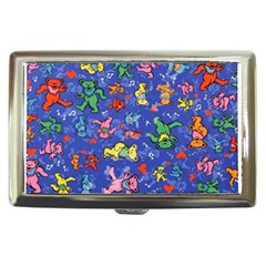 Grateful Dead Dancing Bears Pattern Cigarette Money Case by Salmanaz77