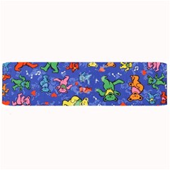 Grateful Dead Dancing Bears Pattern Large Bar Mat