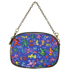 Grateful Dead Dancing Bears Pattern Chain Purse (two Sides)