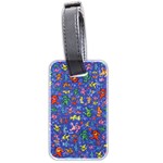 Grateful Dead Dancing Bears Pattern Luggage Tag (two sides) Front