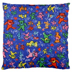 Grateful Dead Dancing Bears Pattern Large Cushion Case (one Side) by Salmanaz77