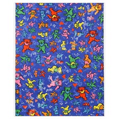 Grateful Dead Dancing Bears Pattern Drawstring Bag (small)