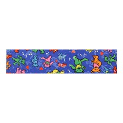 Grateful Dead Dancing Bears Pattern Velvet Scrunchie