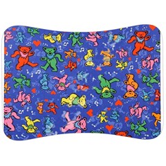 Grateful Dead Dancing Bears Pattern Velour Seat Head Rest Cushion