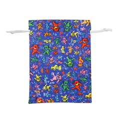 Grateful Dead Dancing Bears Pattern Lightweight Drawstring Pouch (l)