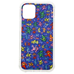 Grateful Dead Dancing Bears Pattern Iphone 12 Mini Tpu Uv Print Case	 by Salmanaz77