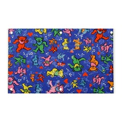 Grateful Dead Dancing Bears Pattern Banner And Sign 5  X 3 