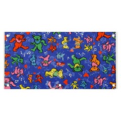 Grateful Dead Dancing Bears Pattern Banner And Sign 6  X 3  by Salmanaz77