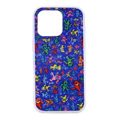 Grateful Dead Dancing Bears Pattern Iphone 16 Plus Tpu Uv Print Case