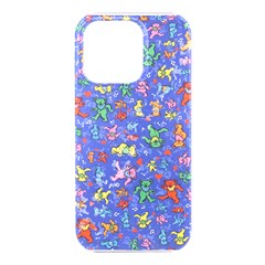 Grateful Dead Dancing Bears Pattern Iphone 16 Pro Max Black Uv Print Pc Hardshell Case