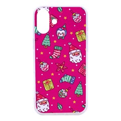 Cute Pink Christmas Pattern Iphone 16 Pro Tpu Uv Print Case by designsbymallika