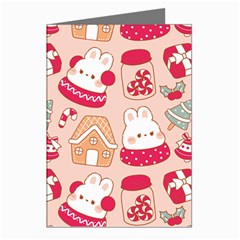 Cute Christmas Cartoon Greeting Cards (pkg Of 8)