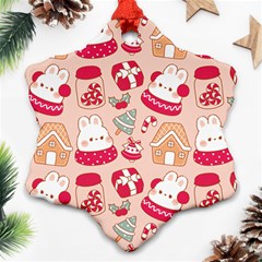 Cute Christmas Cartoon Ornament (snowflake)