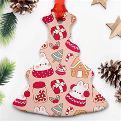 Cute Christmas Cartoon Ornament (christmas Tree) 