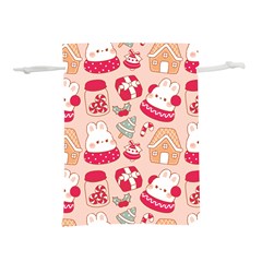 Cute Christmas Cartoon Lightweight Drawstring Pouch (s)