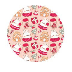 Cute Christmas Cartoon Mini Round Pill Box (pack Of 3)