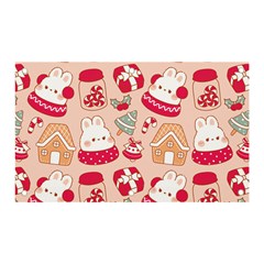 Cute Christmas Cartoon Banner And Sign 5  X 3 