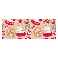 Cute Christmas Cartoon Banner And Sign 8  X 3 