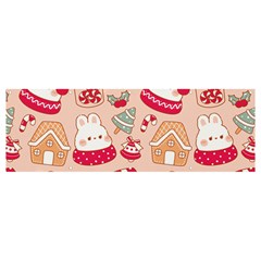 Cute Christmas Cartoon Banner And Sign 12  X 4 