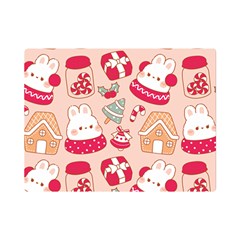 Cute Christmas Cartoon Premium Plush Fleece Blanket (mini)