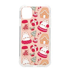 Cute Christmas Cartoon Iphone 11 Tpu Uv Print Case