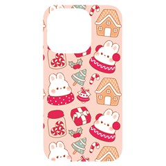 Cute Christmas Cartoon Iphone 14 Pro Black Uv Print Pc Hardshell Case