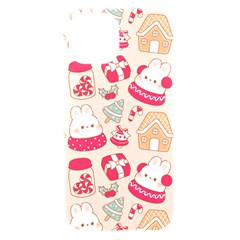 Cute Christmas Cartoon Iphone 15 Black Uv Print Pc Hardshell Case