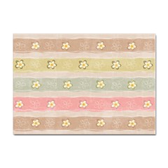 Stripes Floral Designs Sticker A4 (100 Pack) by designsbymallika