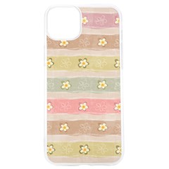 Stripes Floral Designs Iphone 15 Pro Tpu Uv Print Case