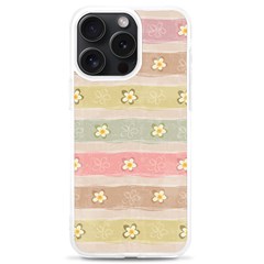 Stripes Floral Designs Iphone 15 Pro Max Tpu Uv Print Case by designsbymallika