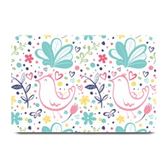 Cute Bird Pattern Plate Mats by designsbymallika