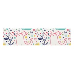 Cute Bird Pattern Banner And Sign 4  X 1  by designsbymallika