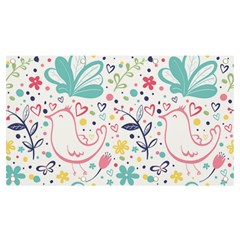 Cute Bird Pattern Banner And Sign 7  X 4  by designsbymallika