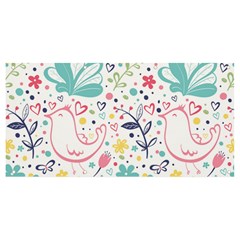 Cute Bird Pattern Banner And Sign 8  X 4  by designsbymallika