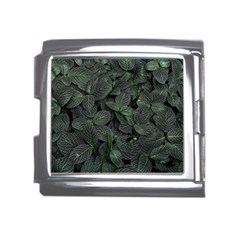 Leaves Plant Foliage Green Mega Link Italian Charm (18mm)