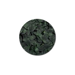 Leaves Plant Foliage Green Golf Ball Marker (10 Pack) by Cemarart