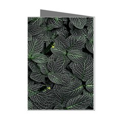 Leaves Plant Foliage Green Mini Greeting Cards (pkg Of 8)