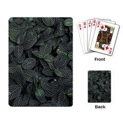 Leaves Plant Foliage Green Playing Cards Single Design (rectangle)