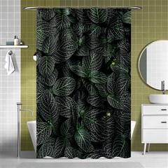 Leaves Plant Foliage Green Shower Curtain 48  X 72  (small) 