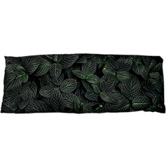 Leaves Plant Foliage Green 25 x67  Body Pillow Case Dakimakura (two Sides) by Cemarart