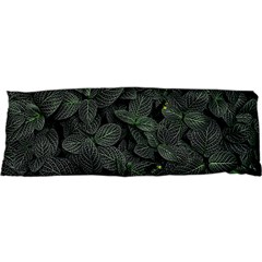 Leaves Plant Foliage Green 25 x71  Body Pillow Case Dakimakura (two Sides) by Cemarart