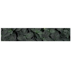 Leaves Plant Foliage Green Large Premium Plush Fleece Scarf 