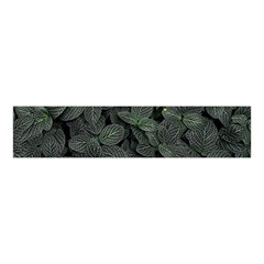 Leaves Plant Foliage Green Velvet Scrunchie by Cemarart