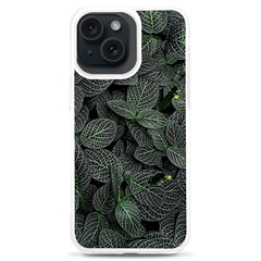 Leaves Plant Foliage Green Iphone 15 Plus Tpu Uv Print Case by Cemarart