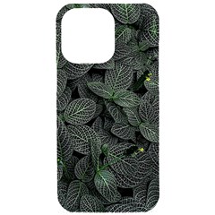 Leaves Plant Foliage Green Iphone 15 Pro Max Black Uv Print Pc Hardshell Case