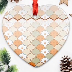 Shells Pattern Ornament (heart)